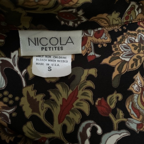 VINTAGE NICOLA Paisley Blouse - Picture 6 of 8